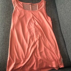 Pink athletic tank top